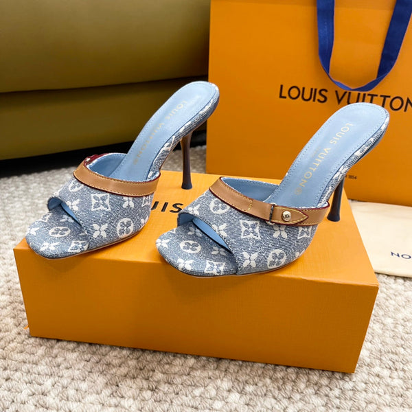 lv neo revival 90 light blue monogram denim calfskin