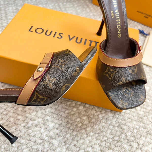 lv neo revival 90 brown beige monogram calfskin