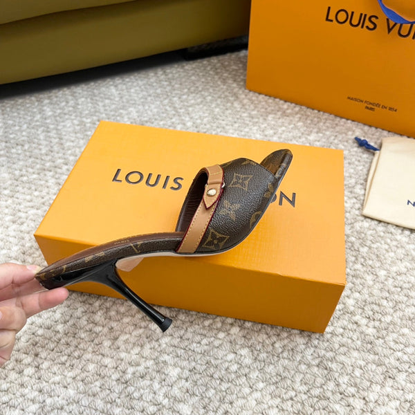 lv neo revival 90 brown beige monogram calfskin