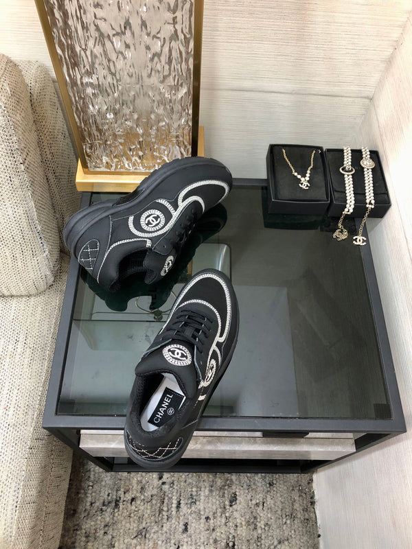 CC Sneaker Black Fabric
