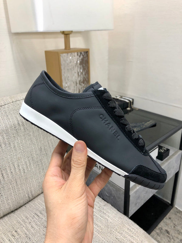 CC Sneake Black Cowhide And Velvet