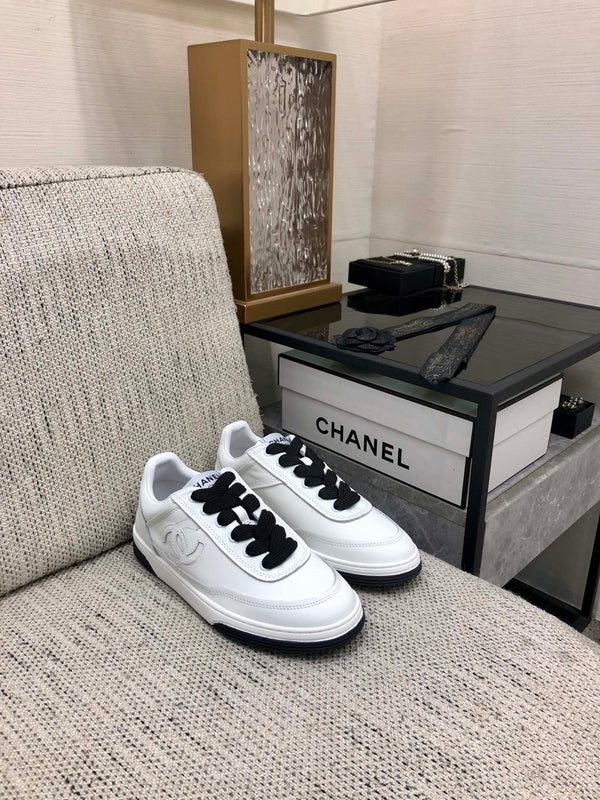 CC Sneaker Black Mix White Cowhide