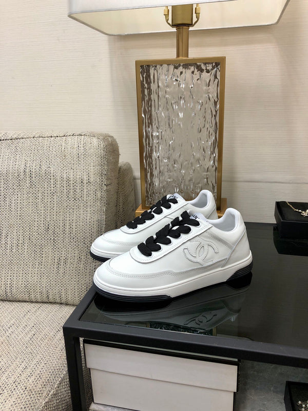 CC Sneaker Black Mix White Cowhide