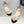 BEIGE MIX BLACK LAMBSKIN CAMELLIA HOLLOW SANDAL