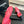slingbacks 95 dark hot pink calfskin black grosgrain