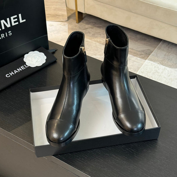 CC Ankle Boots 20mm Black Calfskin