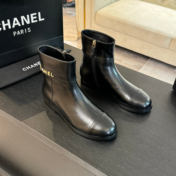 CC Ankle Boots 20mm Black Calfskin