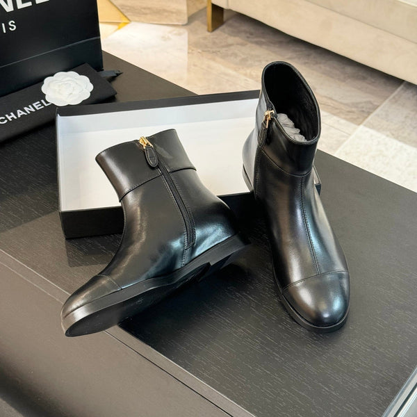CC Ankle Boots 20mm Black Calfskin