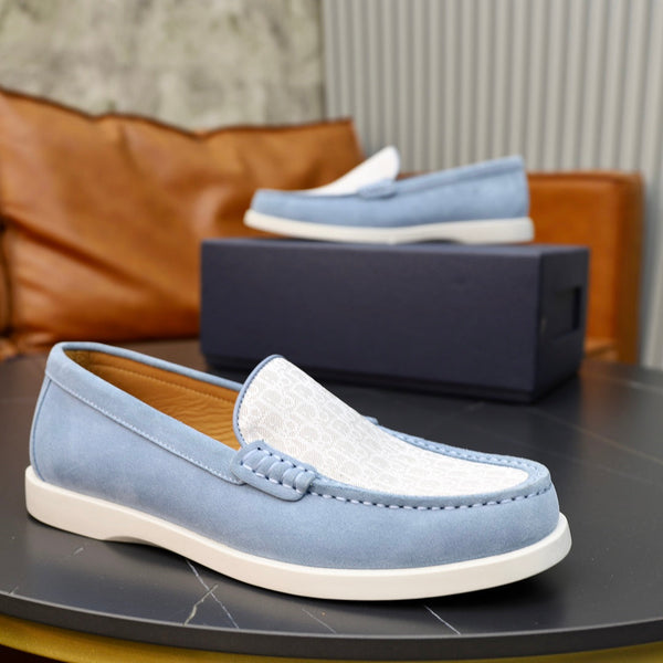 CD GRANVILLE BASIC LOAFER LIGHT BLUE-GRAY JACQUARD
