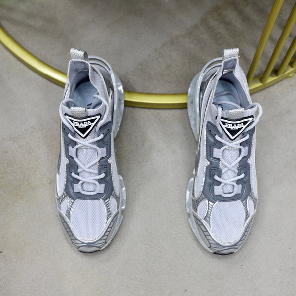 PRA RUNNING SHOES BLADE IN SILVER BREATHABLE MESH