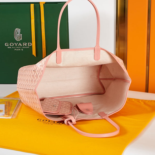 saint louis pm 34cm tela rosa chevroches pelle di vitello