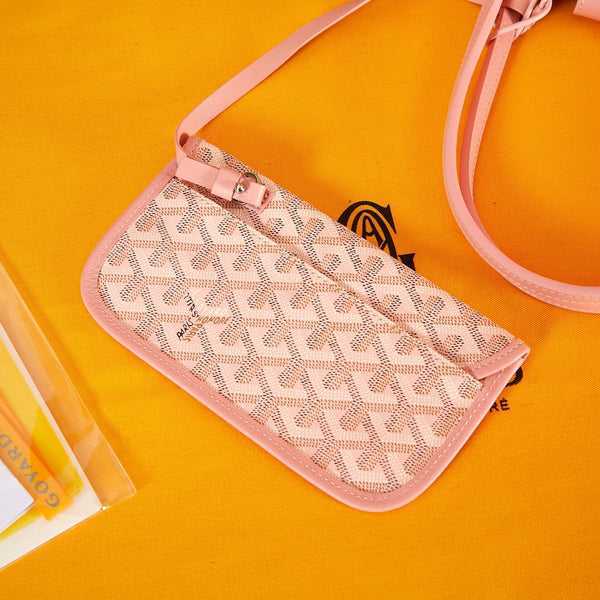 saint louis pm 34cm tela rosa chevroches pelle di vitello