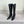 YSL Jill Boots 75mm Black Smooth Cafskin 429097