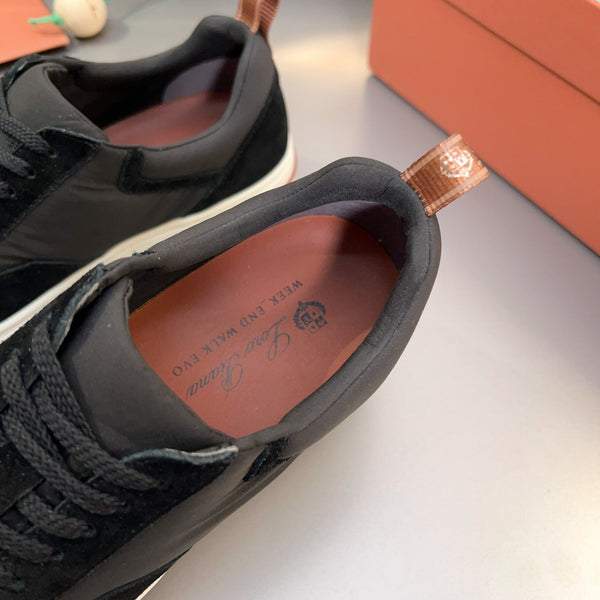 LP NEWPORT WALK SNEAKERS BLACK SUEDE