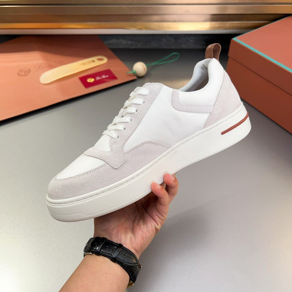 LP NEWPORT WALK SNEAKERS WHITE SUEDE