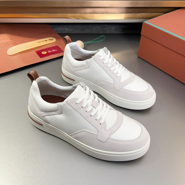 LP NEWPORT WALK SNEAKERS WHITE SUEDE