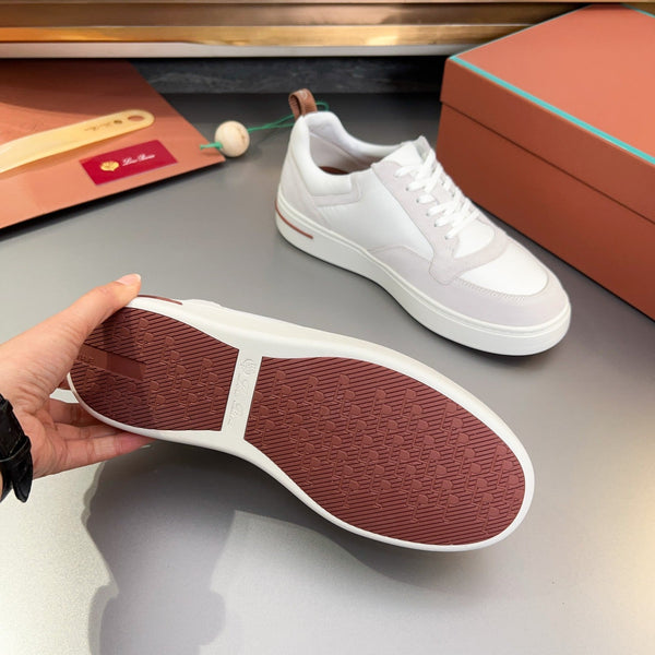 LP NEWPORT WALK SNEAKERS WHITE SUEDE