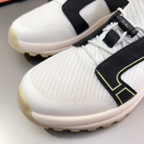 LP TRAIL HIKER WALK SNEAKER BLACK AND WHITE MESH BREATHABLE