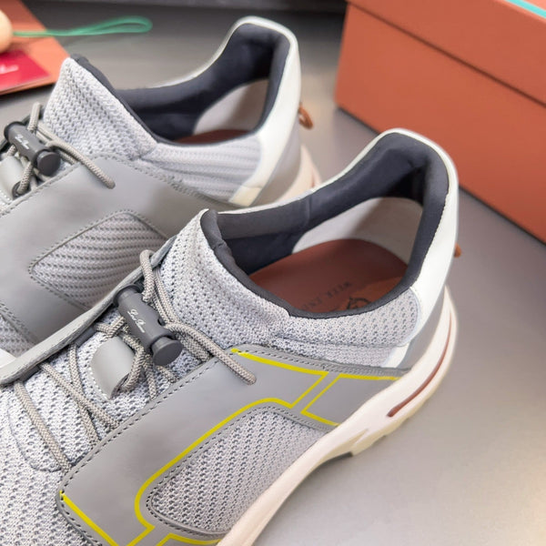 LP TRAIL HIKER WALK SNEAKER LIGHT GRAY MESH BREATHABLE