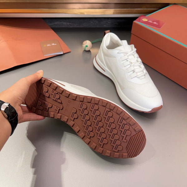 LP BRUNELLO SNEAKERS WHITE MESH BREATHABLE