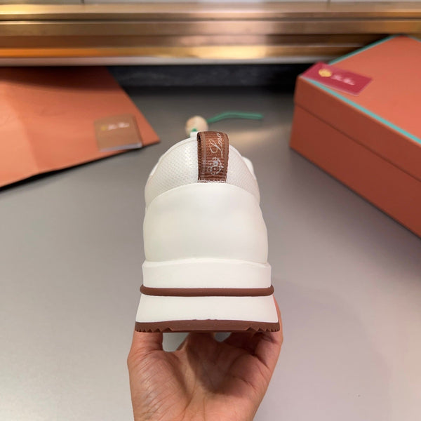 LP BRUNELLO SNEAKERS WHITE MESH BREATHABLE