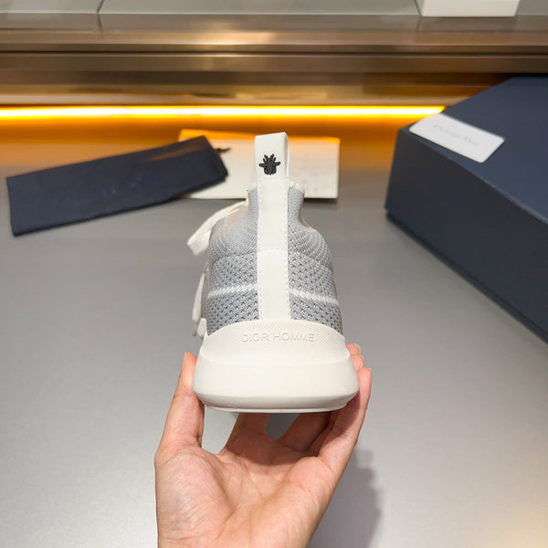 CD B21 LOW TOP KNIT SNEAKER LIGHT GRAY FABRIC