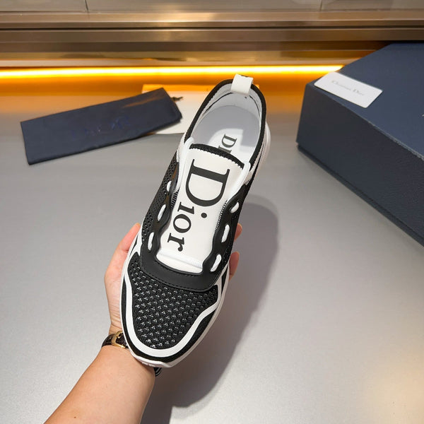 CD BASKETBALL SHOES BLACK AND WHITE BREATHABLE FABRIC