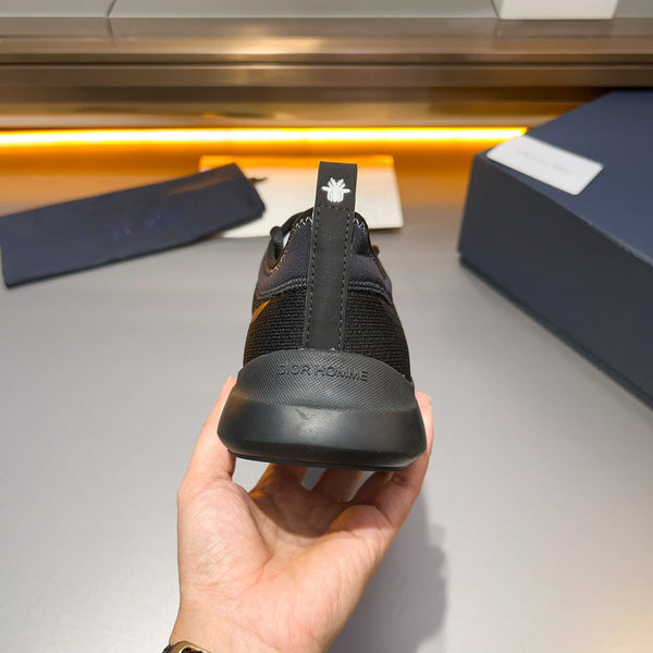 CD BASKETBALL SHOES BLACK BREATHABLE FABRIC