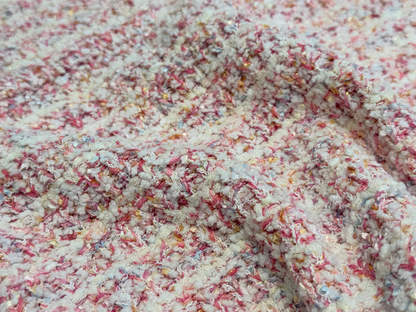 CC Tweed Sleeveless Dress Pink Polyester 251310