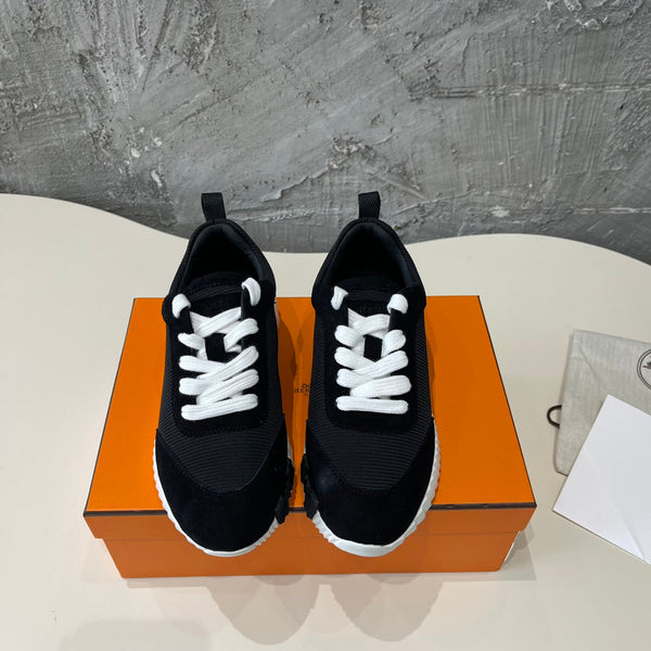 HM Bouncing 35 Sneakers Black Canvas & Suede Goatskin H Black