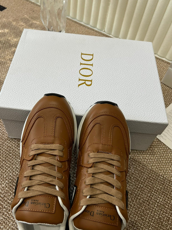 C'est Dior Sneaker Brown Lamskin