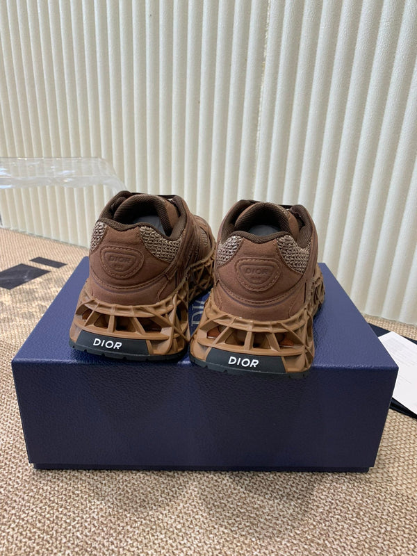 CD Sneaker B35 In Brown Suede And Fabric 113129