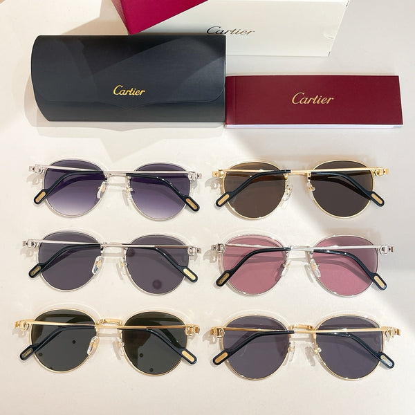 PREMIÈRE ROUND FRAME SUNGLASSES CT0335S IN METAL