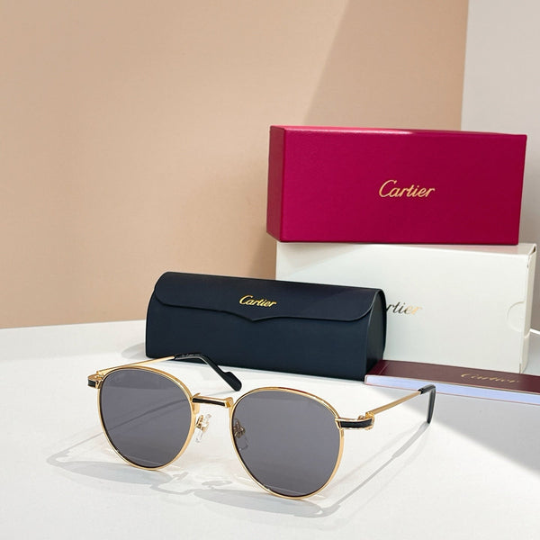 PREMIÈRE ROUND FRAME SUNGLASSES CT0335S IN METAL