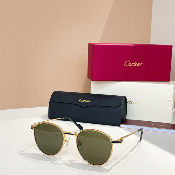 PREMIÈRE ROUND FRAME SUNGLASSES CT0335S IN METAL