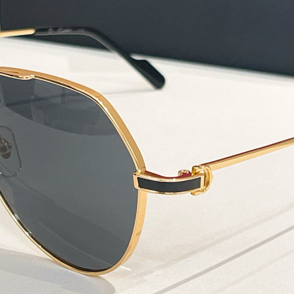 PREMIÈRE AVIATOR FRAME SUNGLASSES CT0334S IN METAL