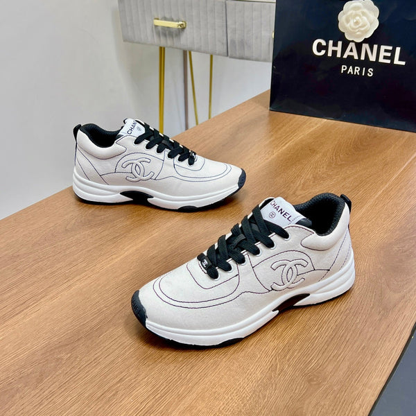 CC Sneaker 25mm In White Soft Denim 149501