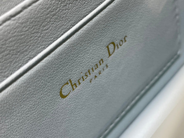 my cd mini 21 light cloud blue lambskin