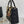CD Lady Bag 20cm Black Lambskin Brown Charm