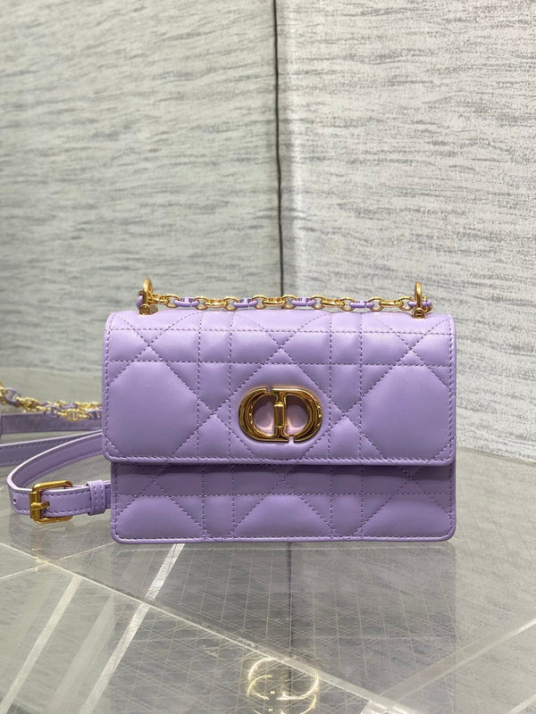 CD Miss Caro 17 Bag Purple Calfskin 229250