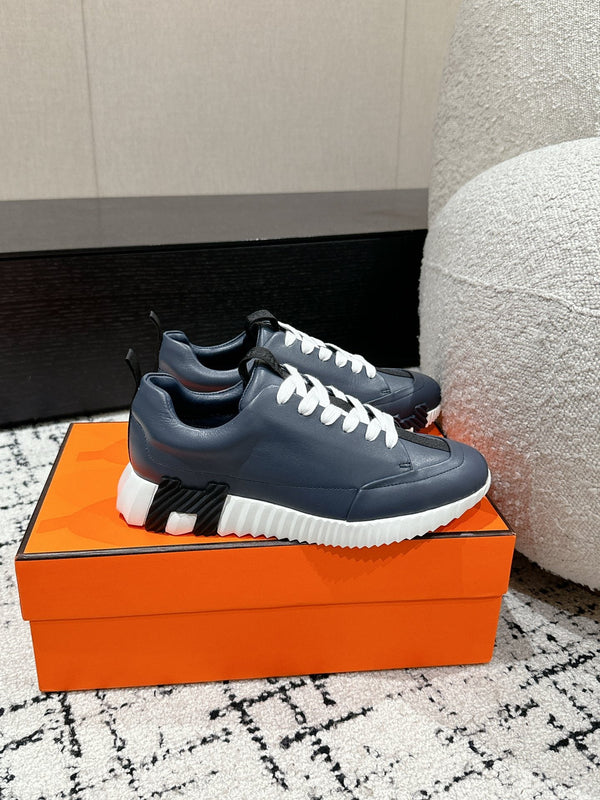 HM Jump Sneaker In Charcoal Blue Cowhide 985309