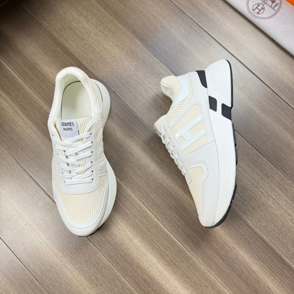 HM THICK - SOLE SNEAKER WHITE FABRIC