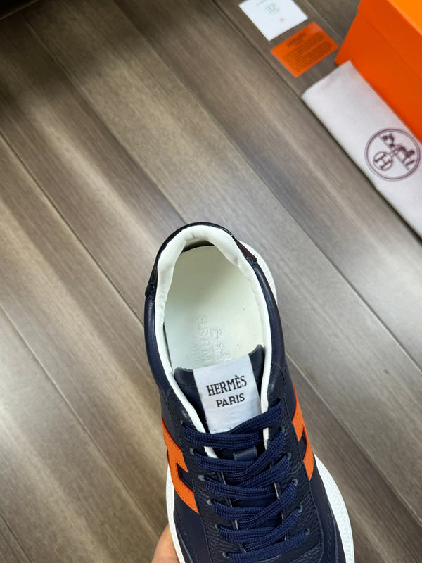 HM TRAIL SNEAKER DARK BLUE CALFSKIN