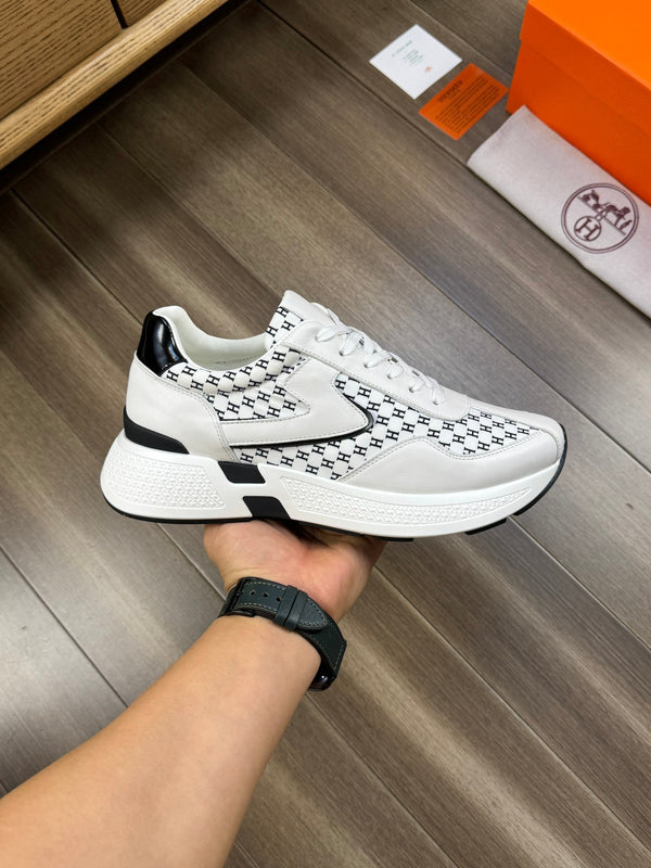 HM PRINTED SNEAKER WHITE TOTEM FABRIC