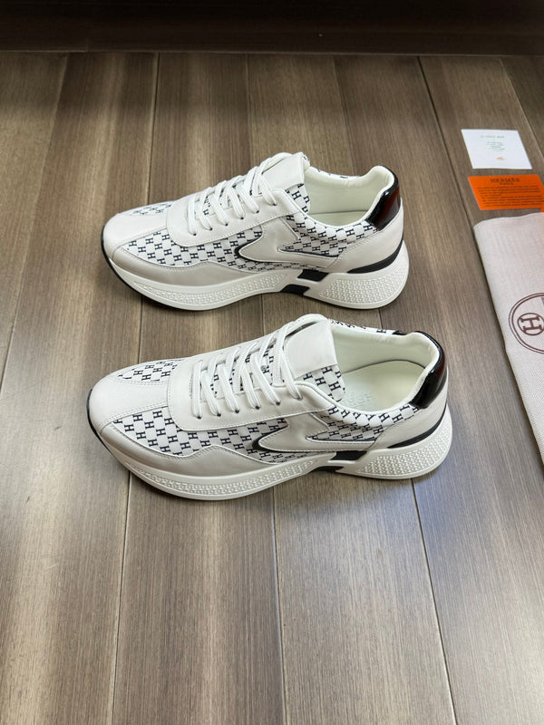 HM PRINTED SNEAKER WHITE TOTEM FABRIC