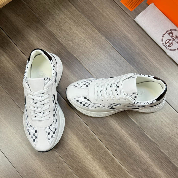 HM PRINTED SNEAKER WHITE TOTEM FABRIC