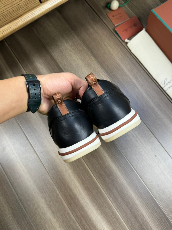 LP BERGEN SNEAKER BLACK CALFSKIN