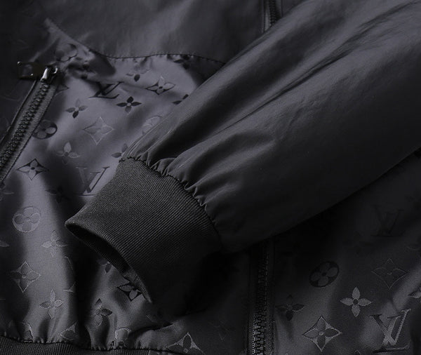 LV BLACK HOODED JACKET 239041