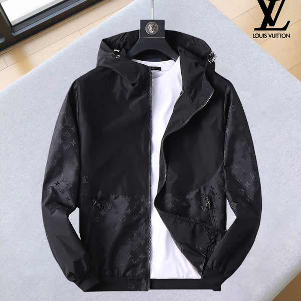 LV BLACK HOODED JACKET 239041