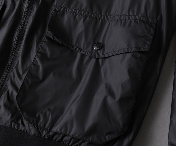 LV HOODED JACKET BLACK 239040